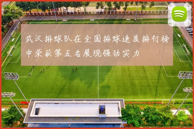 武汉排球队在全国排球速度排行榜中荣获第五名展现强劲实力