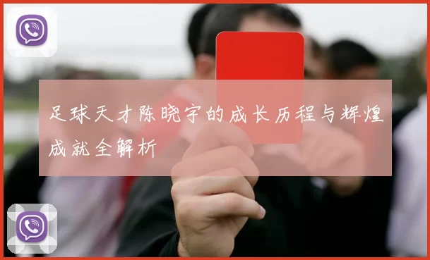 足球天才陈晓宇的成长历程与辉煌成就全解析
