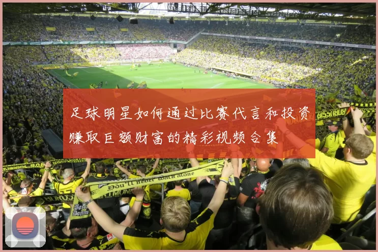 足球明星如何通过比赛代言和投资赚取巨额财富的精彩视频合集